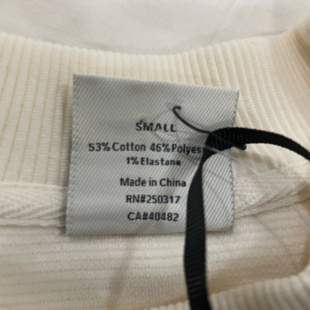 Varley Cleon pullover in Egret cream - Picture 11 of 12